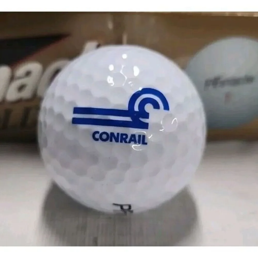 Collectible‎ Conrail Logo Golf Ball Pinnacle Gold 3pk B4